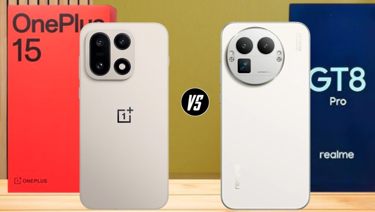 Realme GT 8 Pro vs OnePlus 15 दोनों में कौन बेहतरीन है इसके Features, कैमरा, battery, RAM, Storage ये सब जानकर ही निर्णय करना